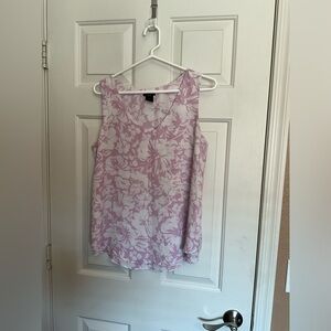 Light pink/purple layerd sleeveless top